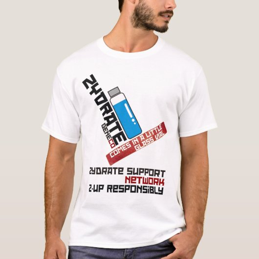 Zydrate Support Network T-shirt (Voorkant)