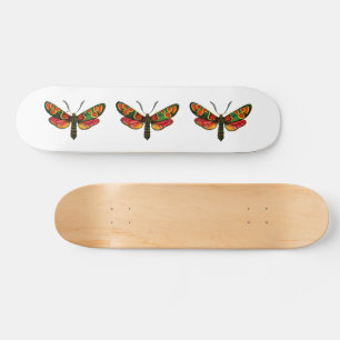 Zygaena carniolica - de Crepuscular Burnet Moth Skateboard
