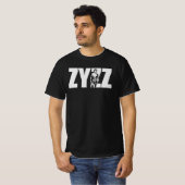 Zyzz veroverer logo t-shirt (Voorkant volledig)