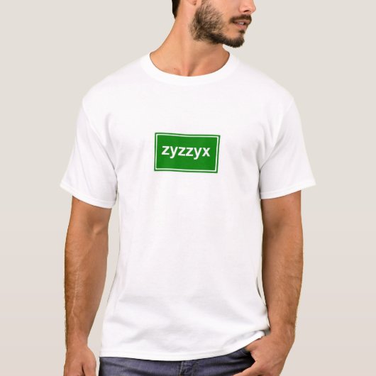 zyzzyx t-shirt (Voorkant)