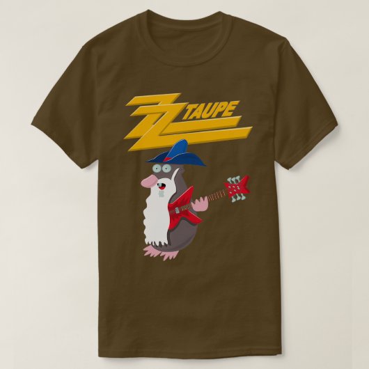 ZZ Taupe T-shirt (Design voorkant)