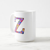 Zz verlicht monogram koffiemok (Voorkant links)