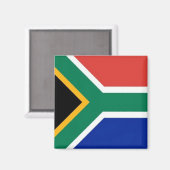 zZA001 ZUID-AFRIKA, Vlag, Afrika, Fridge Magneet (Voorkant / Achterkant)