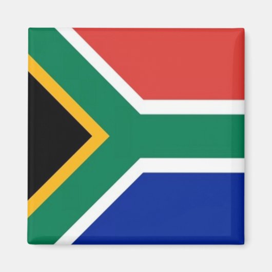 zZA001 ZUID-AFRIKA, Vlag, Afrika, Fridge Magneet (Voorkant)