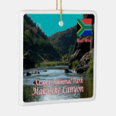 zZA005 ZUID-AFRIKA, N.P. Makuleke Canyon, Keramisch Ornament (Rechts)