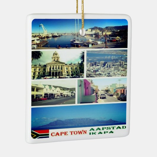 zZA007 KAAPSTAD, MOZAÏEK, Zuid-Afrika, Keramisch Ornament (Rechts)