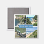 zZA013 ZUID-AFRIKA, Tuinroute, Mozaïek, Fridge Magneet (Voorkant / Achterkant)