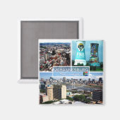 zZA026 JOHANNESBURG, Mosaic, Zuid-Afrika, Fridge Magneet (Voorkant / Achterkant)