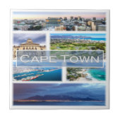 zZA032 KAAPSTAD, Mozaïek, Zuid-Afrika, Tegeltje (Voorkant)