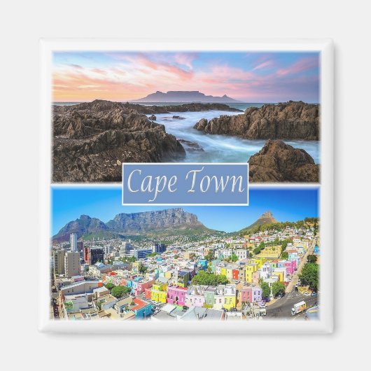 zZA033 CAPE TOWN, Zuid-Afrika, Fridge Magneet (Voorkant)