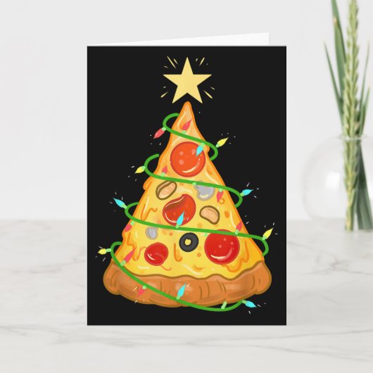 Zza Christmas Tree Zza Lover Gift Kaart (Voorkant)