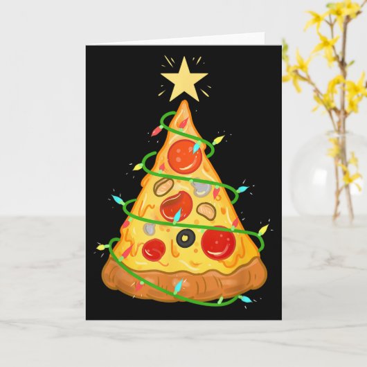 Zza Christmas Tree Zza Lover Gift Kaart (Gele Bloem)