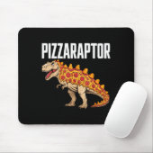 Zza T-rex Dino Fast Food Funny Zza Dinosaur Muismat (Met muis)