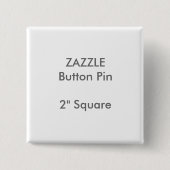 ZZLE Custom 2" Square Button Pin (Voorkant)