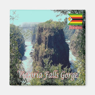 zZW007 VICTORIA-HERFSTEN, GORGE, Zimbabwe, Fridge Magneet