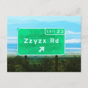 ZZYZX RD BRIEFKAART