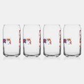 "Zzz" RED PANDA Blikvorm Glas (Links)