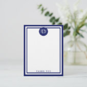 Zzz v bedankkaart (Staand voorkant)