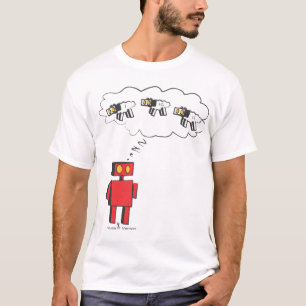 zzzzZZ tellen van robotschaap T-shirt